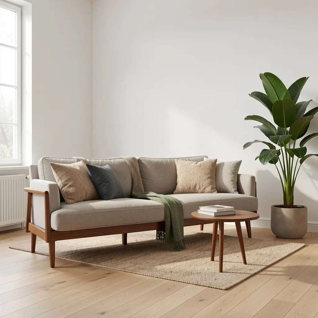 Beautifully organized living space